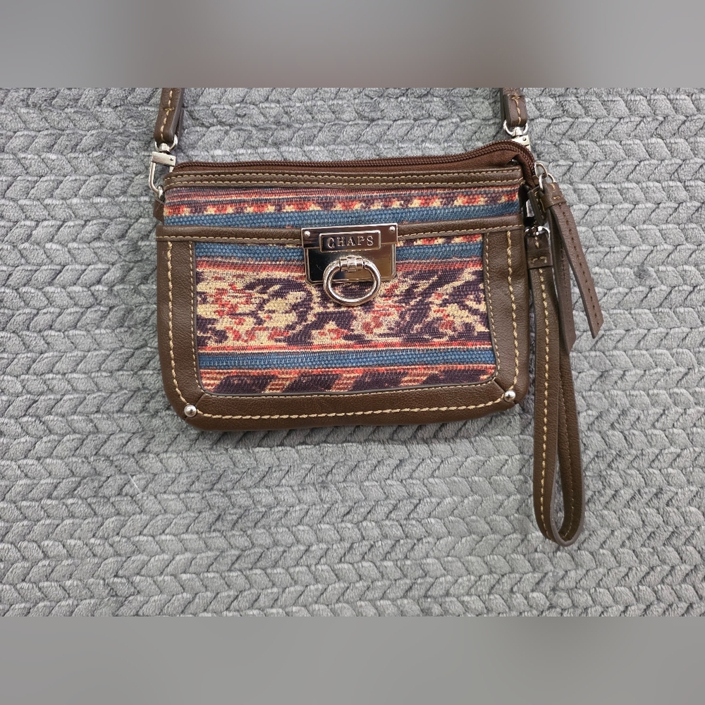 Chaps Multicolor Patterned Satchel - image 2